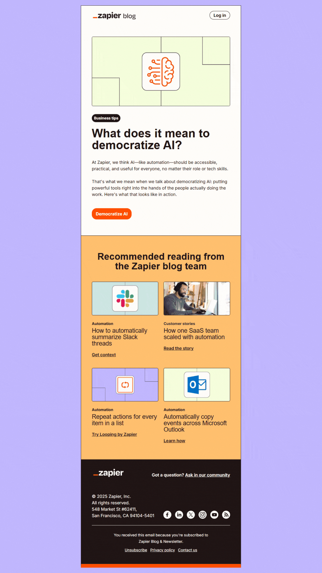 Accessible email design