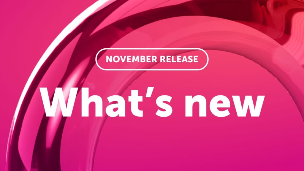2025 November product release