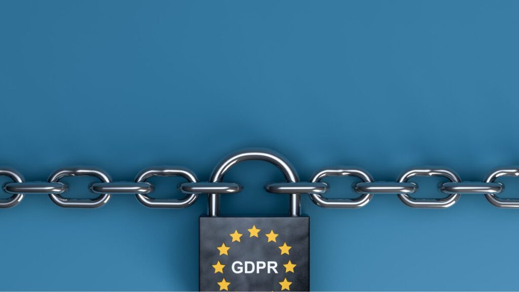 General data protection regulation GDPR stock photo