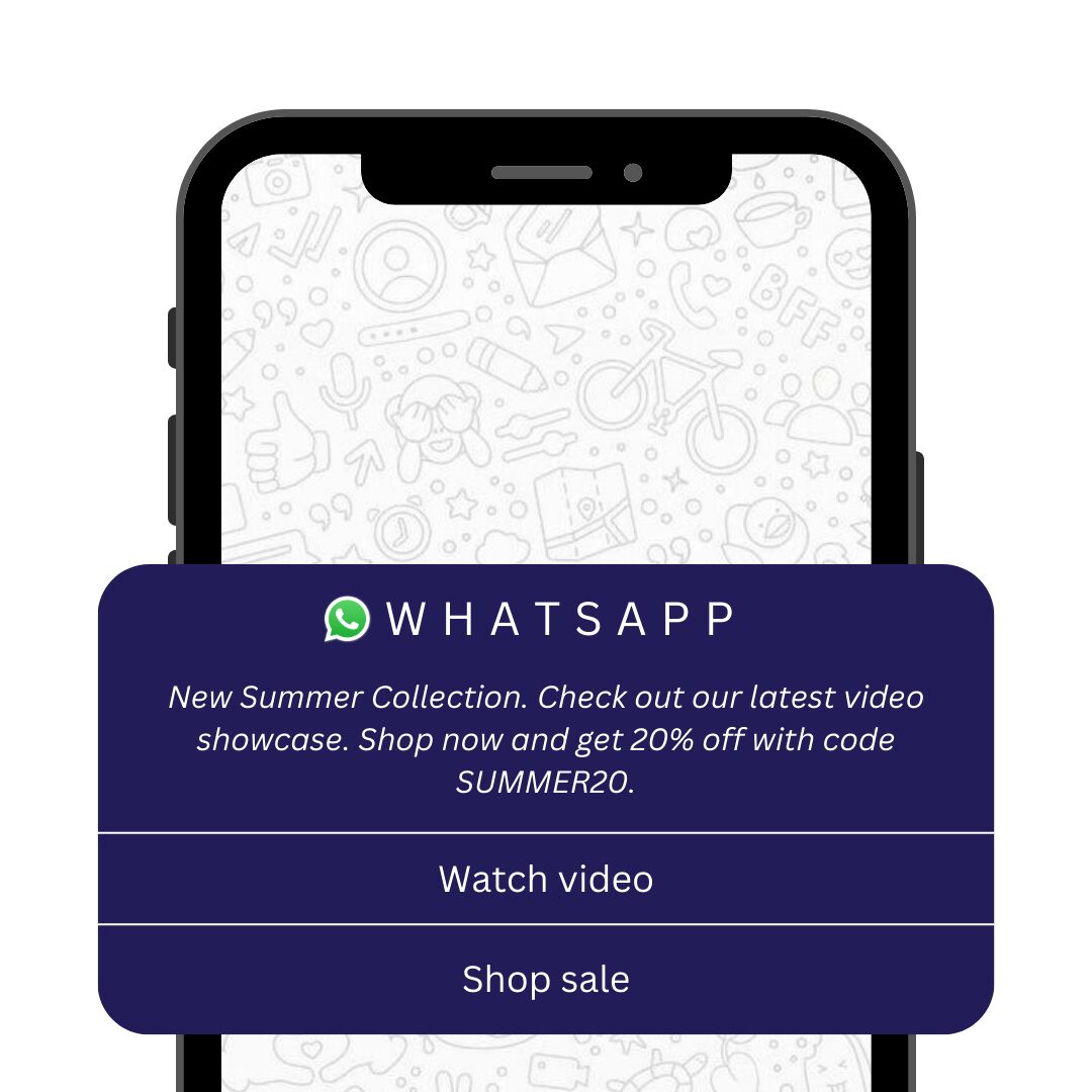 Multimedia promotion WhatsApp