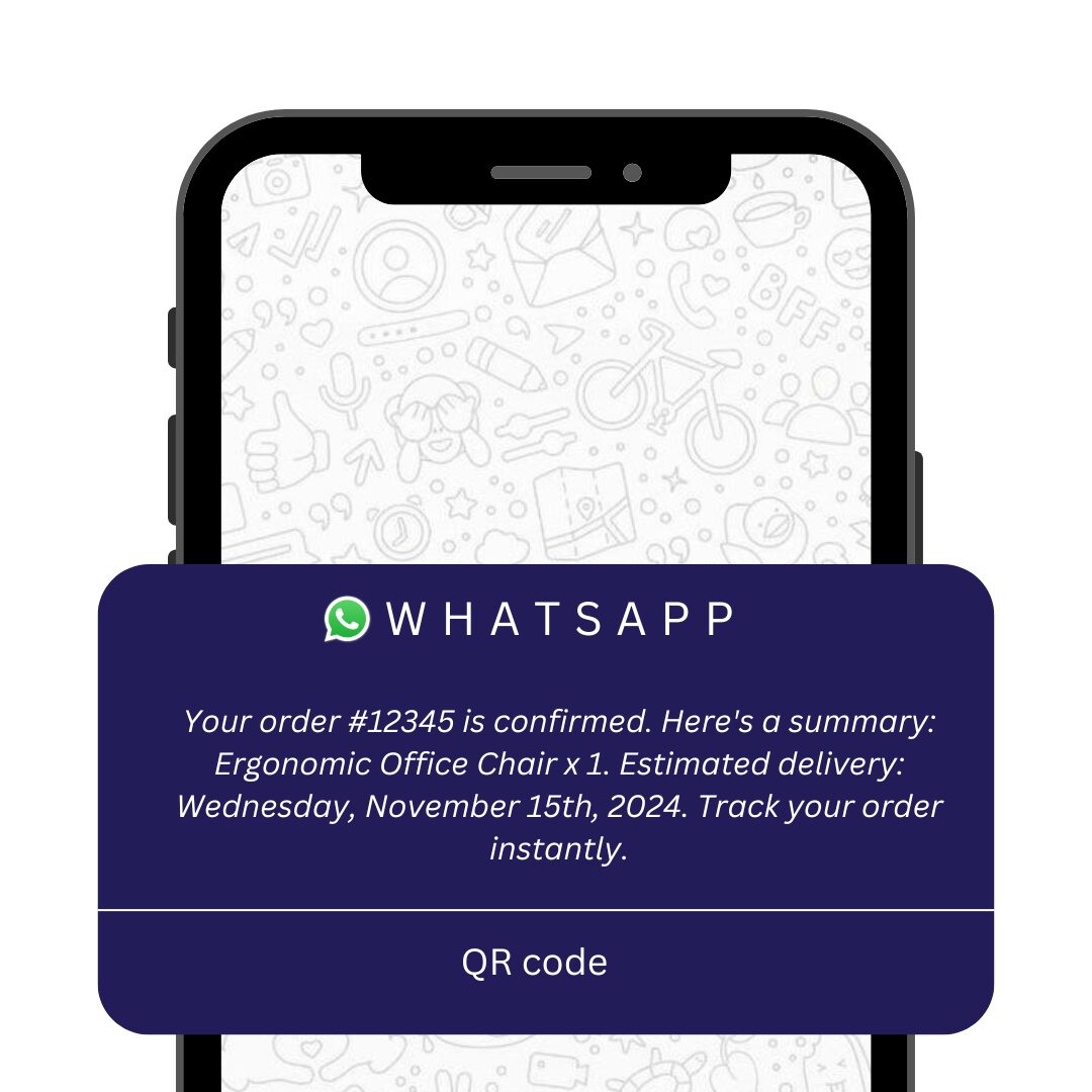 Order confirmation WhatsApp