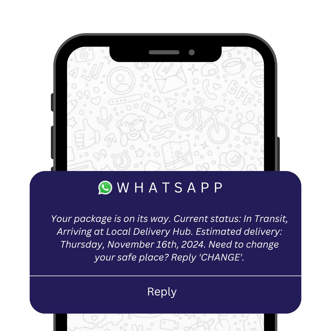 Shipping notification WhatsApp