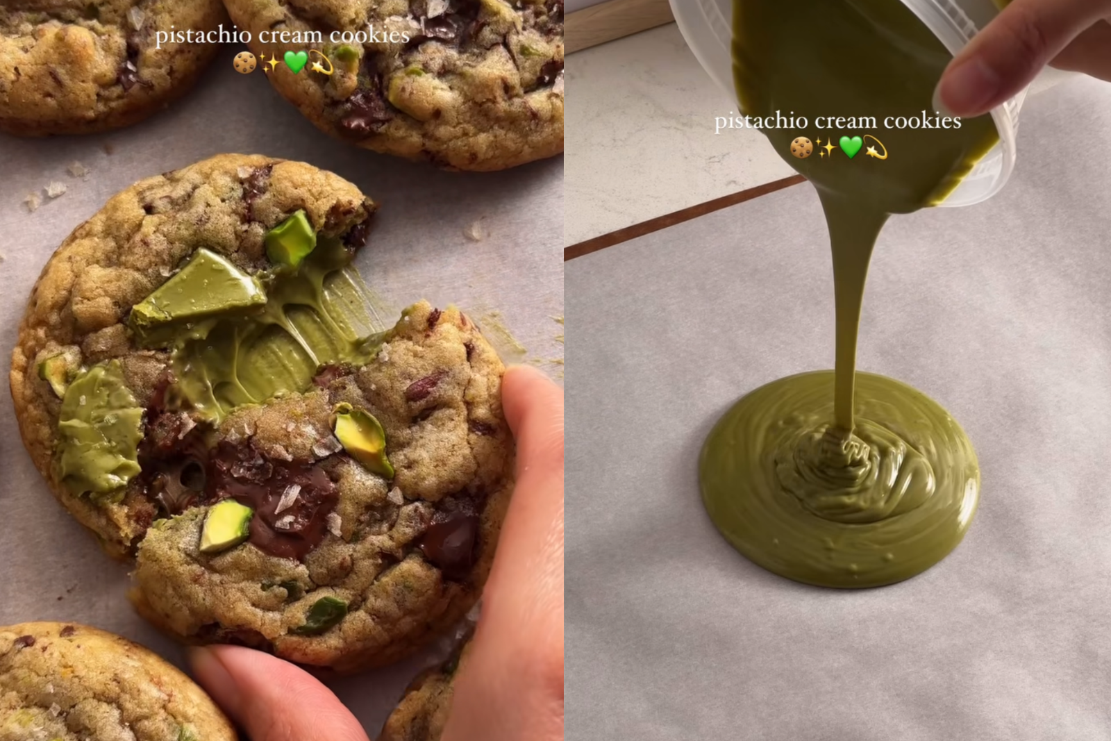 A social media campaign featuring pistachio cookies. 